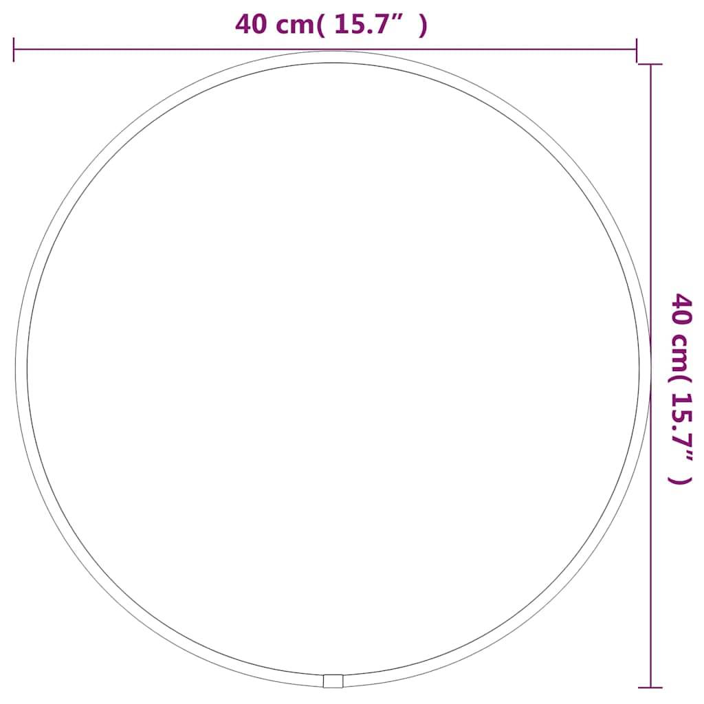 Miroir mural Doré Ø 40 cm Rond Maison Chic - Image 6
