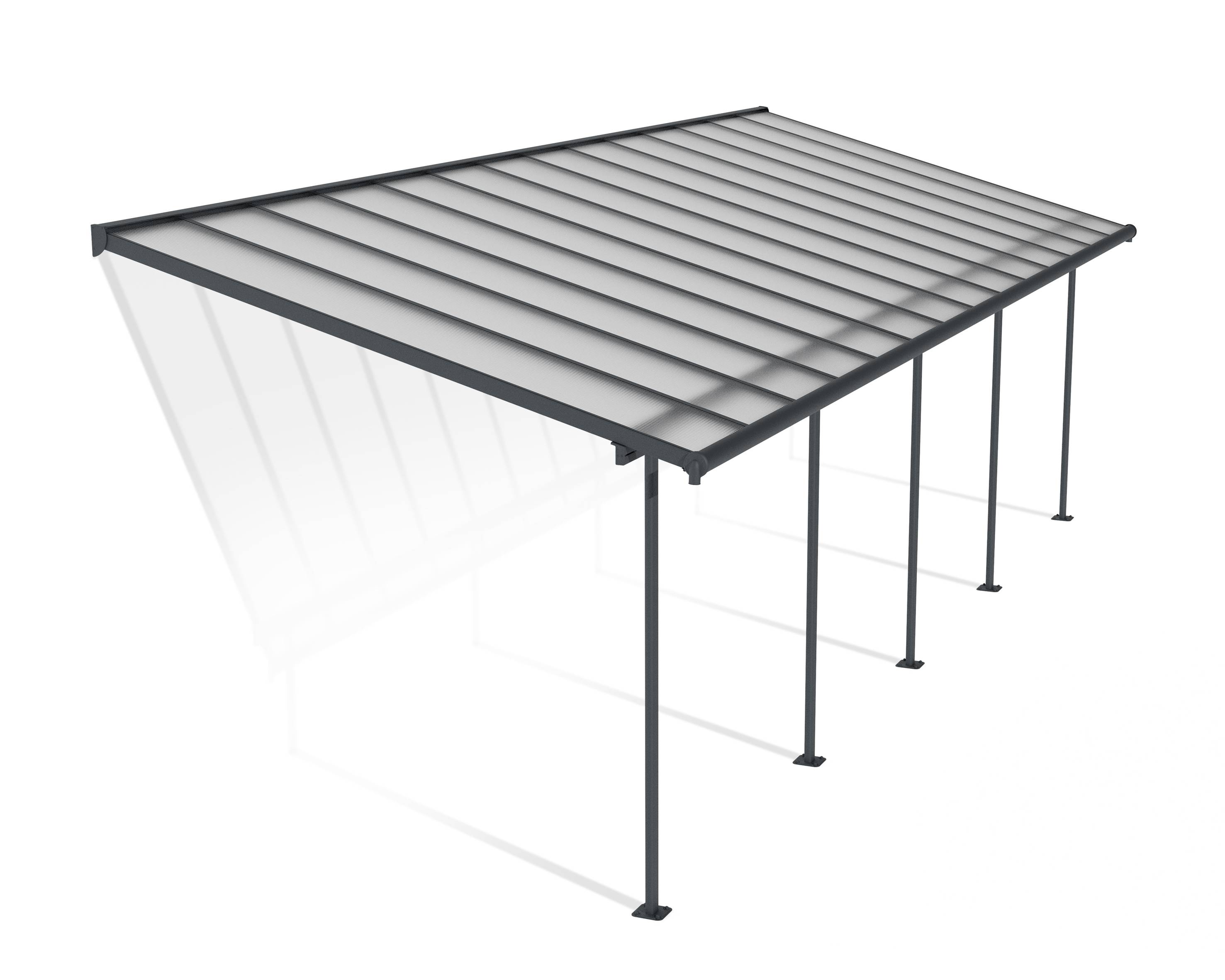 Canopia - Canopia Pergola Sierra 3X8,6 Grise - Image 1