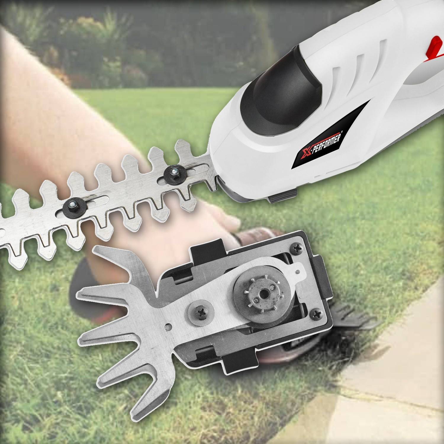 Cisaille de jardin Portative - Sculpteur de haies 2EN1 - 20V - Xperformer XPCSTH20LI - 2 Batteries 2Ah + chargeur - Image 3