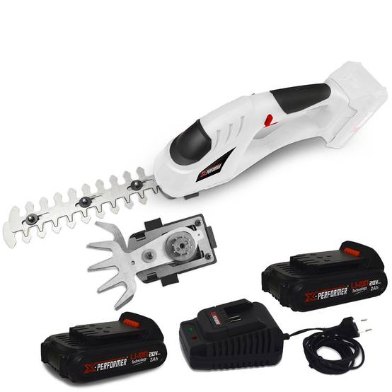 Cisaille de jardin Portative - Sculpteur de haies 2EN1 - 20V - Xperformer XPCSTH20LI - 2 Batteries 2Ah + chargeur - Image 1
