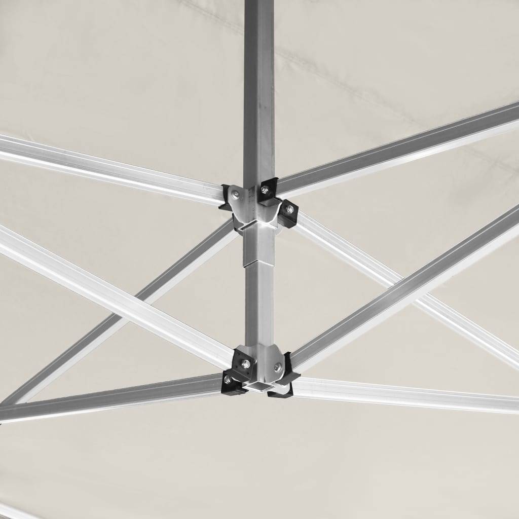 Vidaxl - Tente de réception pliable avec parois Aluminium 4,5x3 m Crème vidaXL 45496 - Image 6