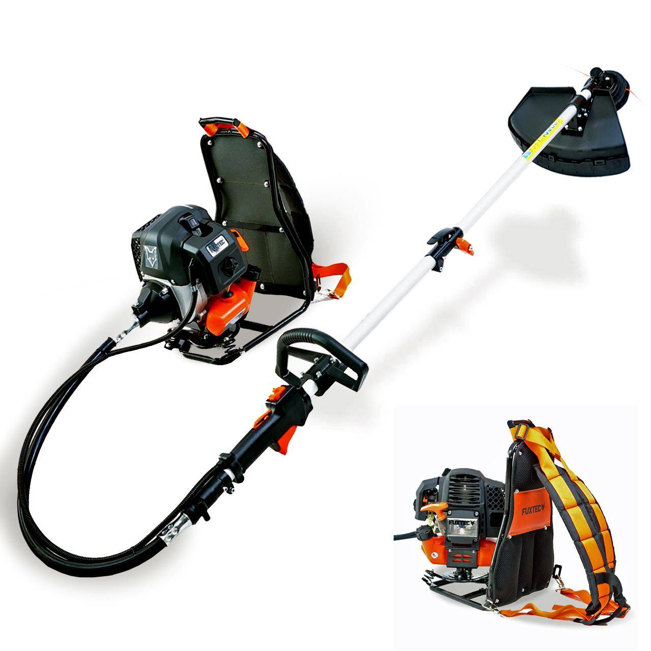 FUXTEC - Débroussailleuse thermique 3 CV 52 cm³ à dos multifonction – FX‑MS152T – Fuxtec