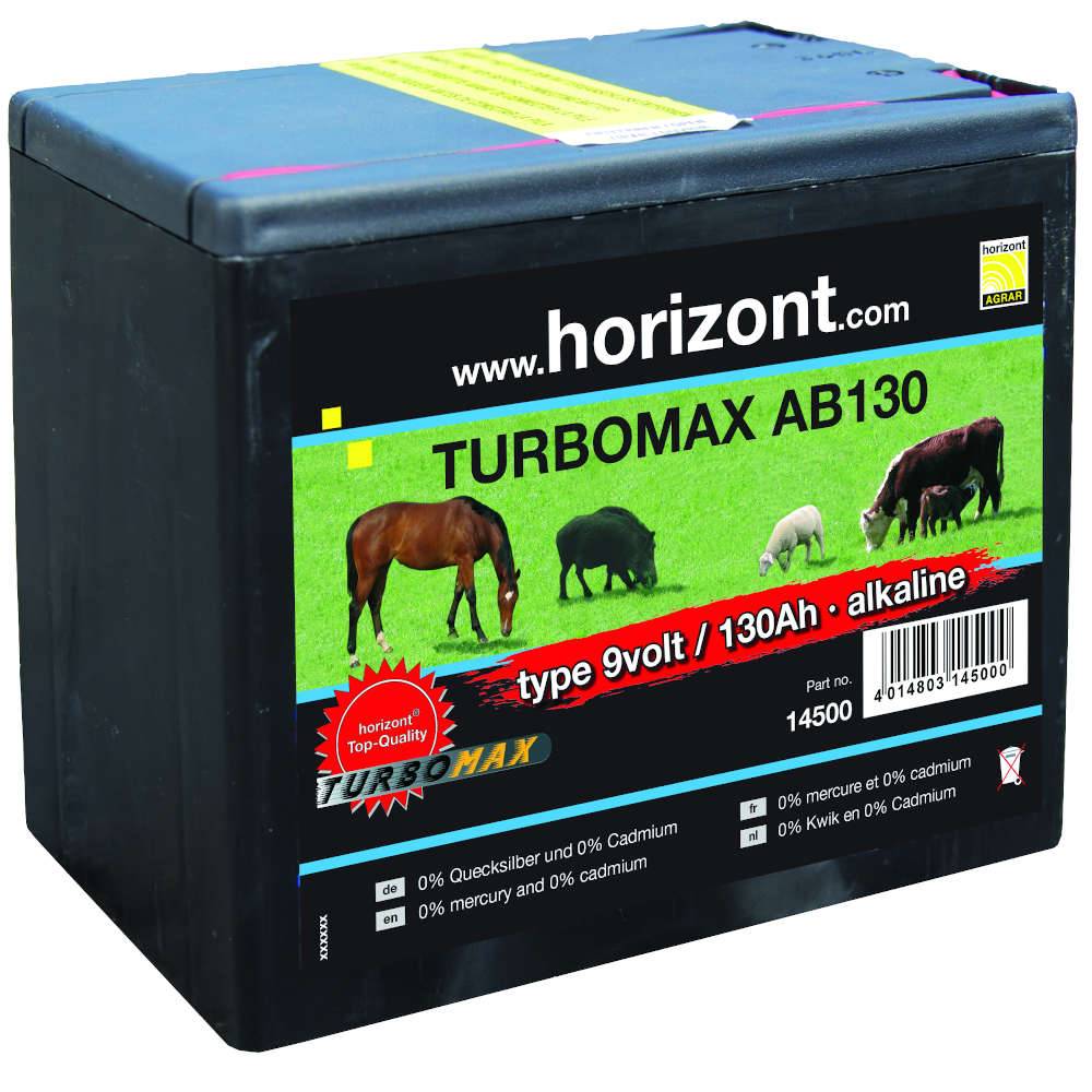 Horizont - Pile alcaline 9V - 130 AH TURBOMAX AB130 HORIZONT