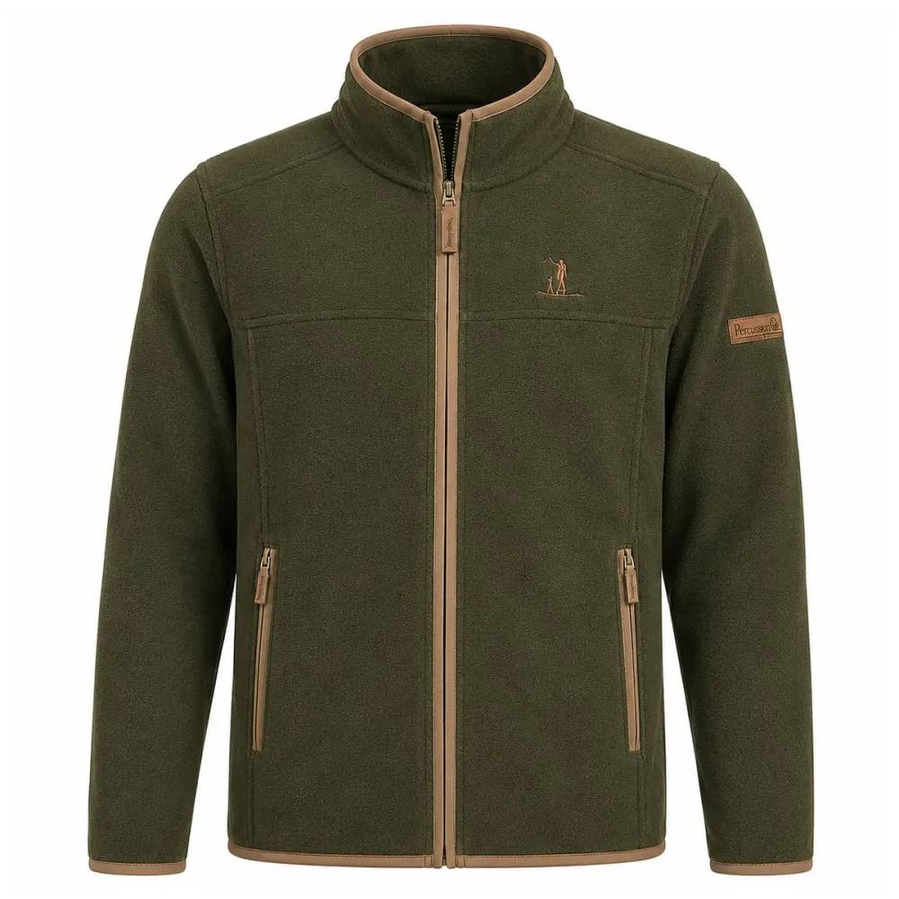 Blouson Scotland femme 4 poches zip polaire polyester kaki S à XL Percussion Taille M - Image 9