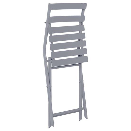 Hesperide - Lot de 2 chaises de jardin pliables en métal Greensboro - Hespéride - Image 2