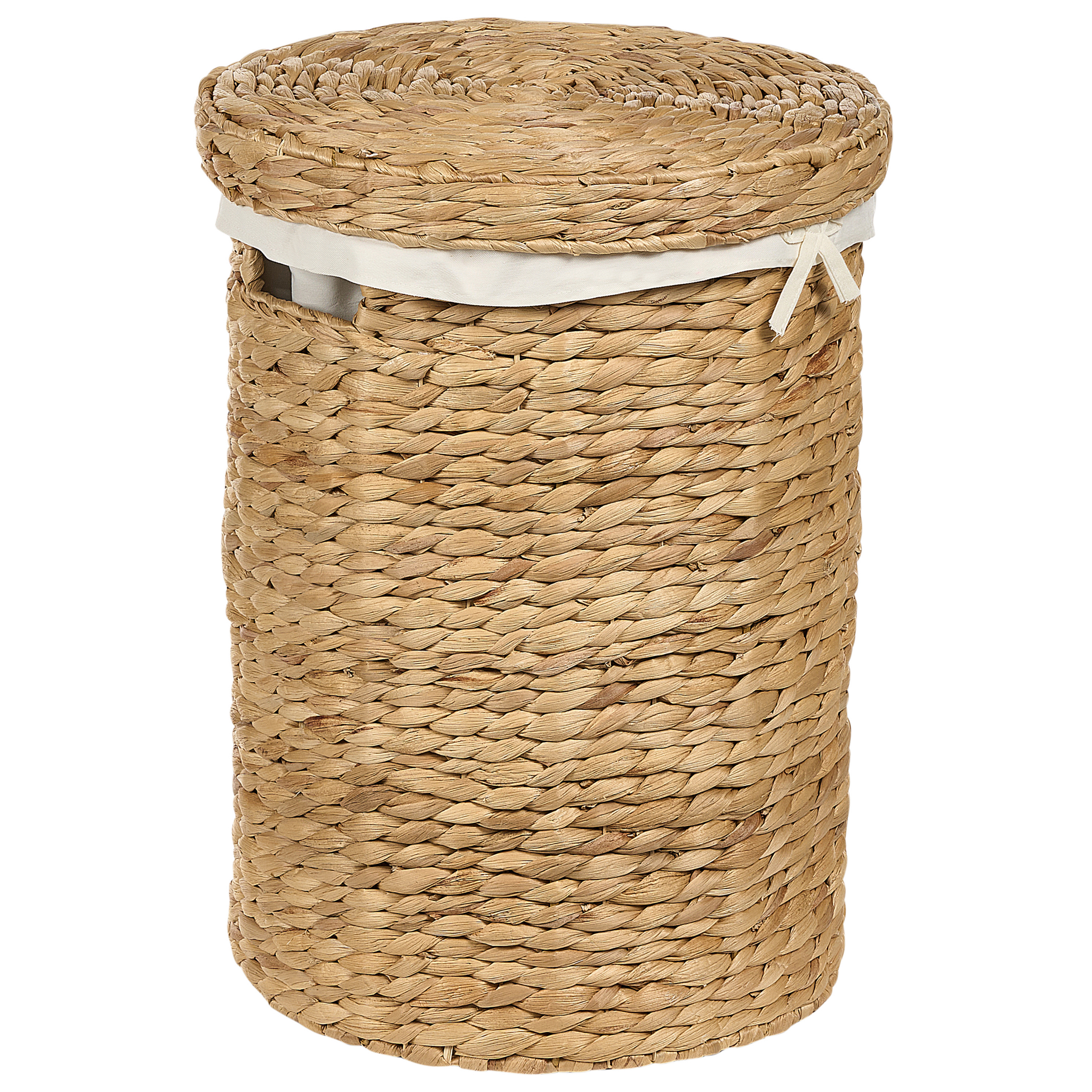 Beliani - Paniers à linge Fibre de jacinthe d'eau Naturel DANANG - 32x32x30- Beliani - Image 4