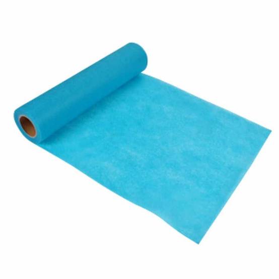 Chemin de Table Jetable "Intissé" 30cmx7m Bleu