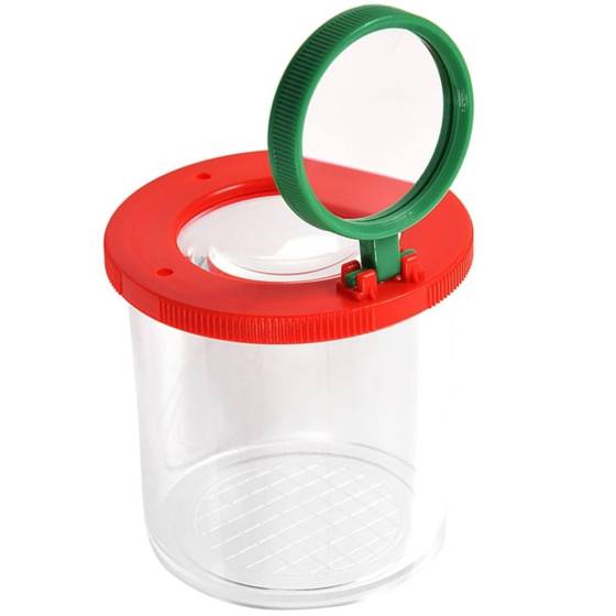Navir – Boîte Loupe à Insectes – Grossissement X2 Et X4 – Diamètre 6,5 Cm – Observation De La Nature – Dès 4 Ans