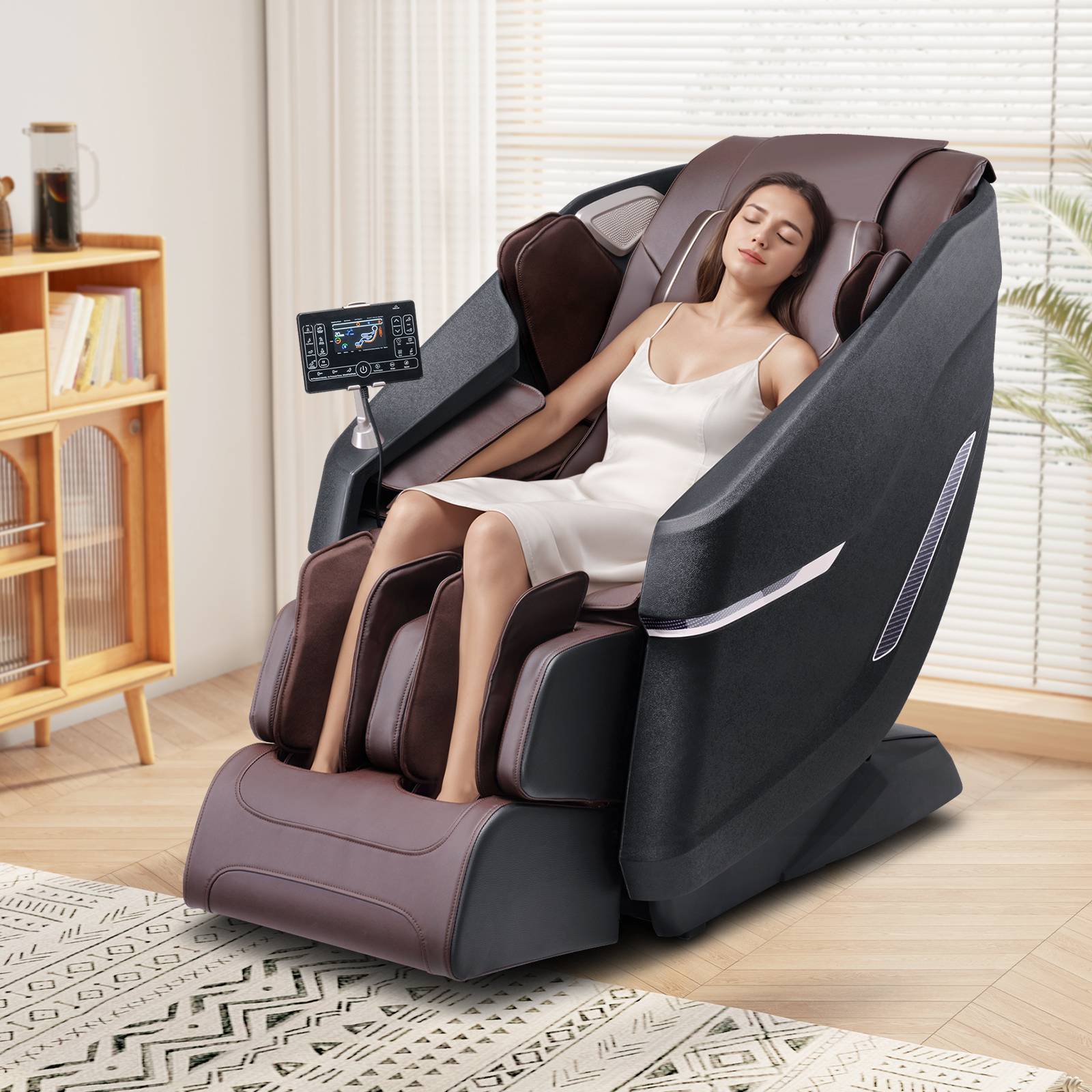 Vevor - VEVOR Fauteuil de Massage Complet du Corps Masseur Shiatsu Inclinable Piste SL - Image 8