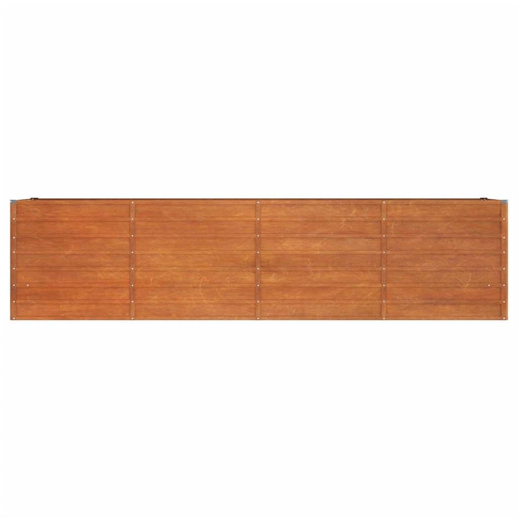Vidaxl - Lit surélevé de jardin rouillé 320x80x77 cm acier corten vidaXL 151963 - Image 5