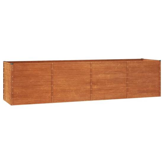 Vidaxl - Lit surélevé de jardin rouillé 320x80x77 cm acier corten vidaXL 151963 - Image 2