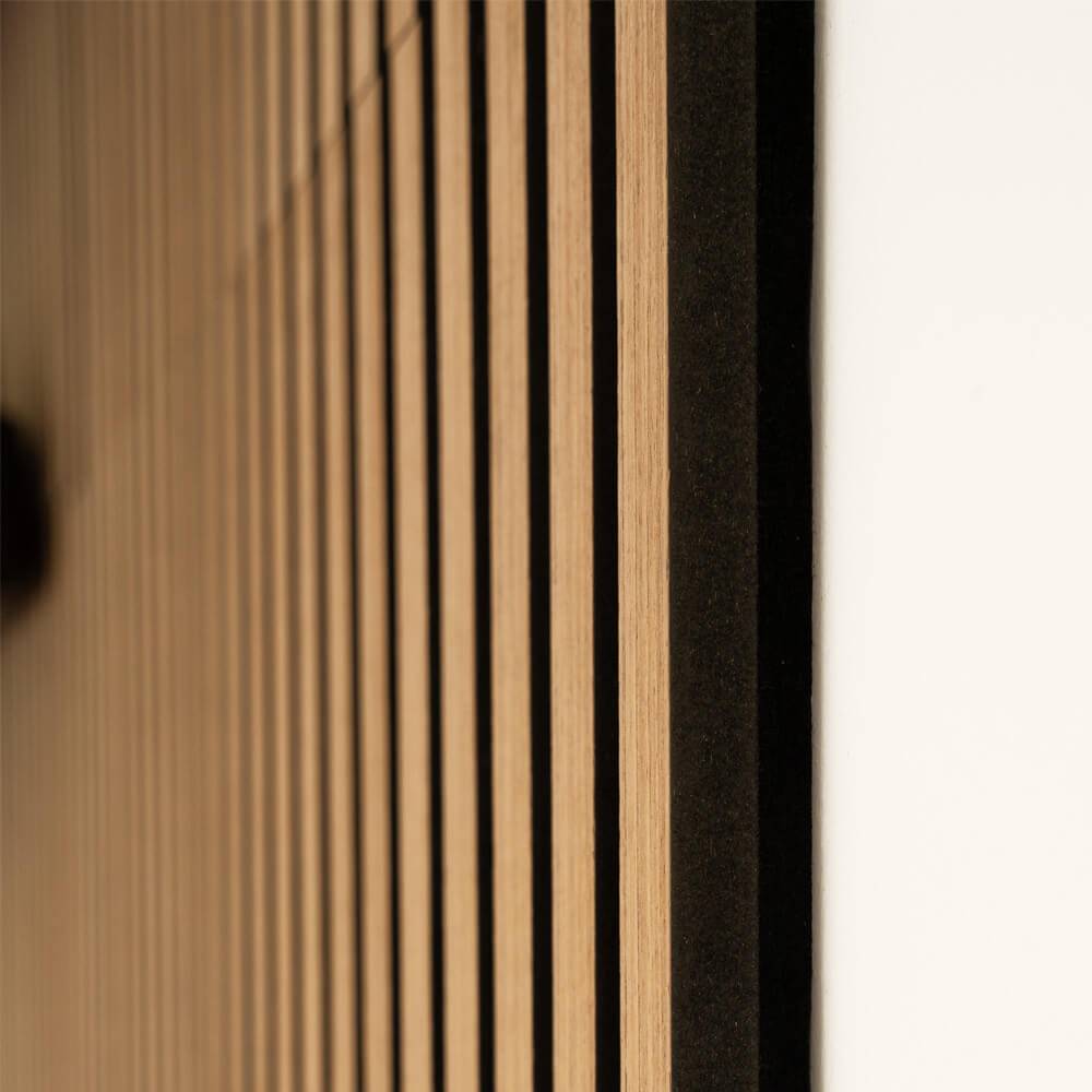 Home Deluxe - HOME DELUXE - Panneau acoustique SONIC Oiled Oak - 1 panneau, bois MDF, feutre polyester, peut être placé les uns au-dessus des autres et les uns à - Image 5