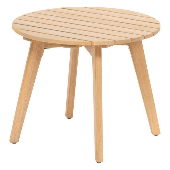 Hesperide - Table d''appoint de jardin ronde "Olvinia" acacia 46x35 cm - Hespéride - Image 2