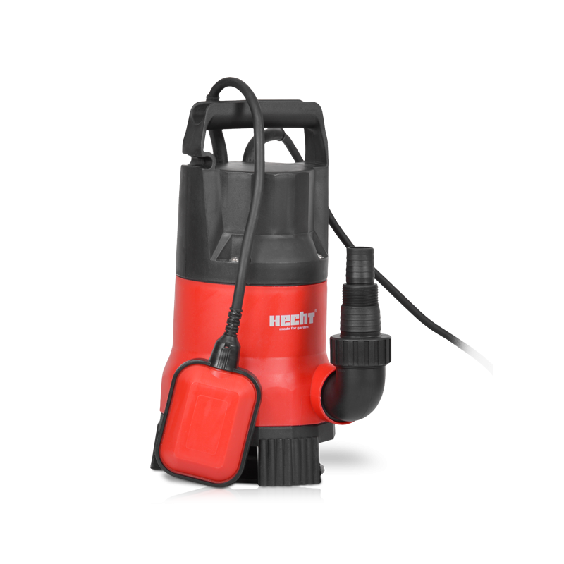 Hecht 3752 Pompe submersible pour eaux usées Pompe jardin 750W 12 500 l/h avec cable de 10m