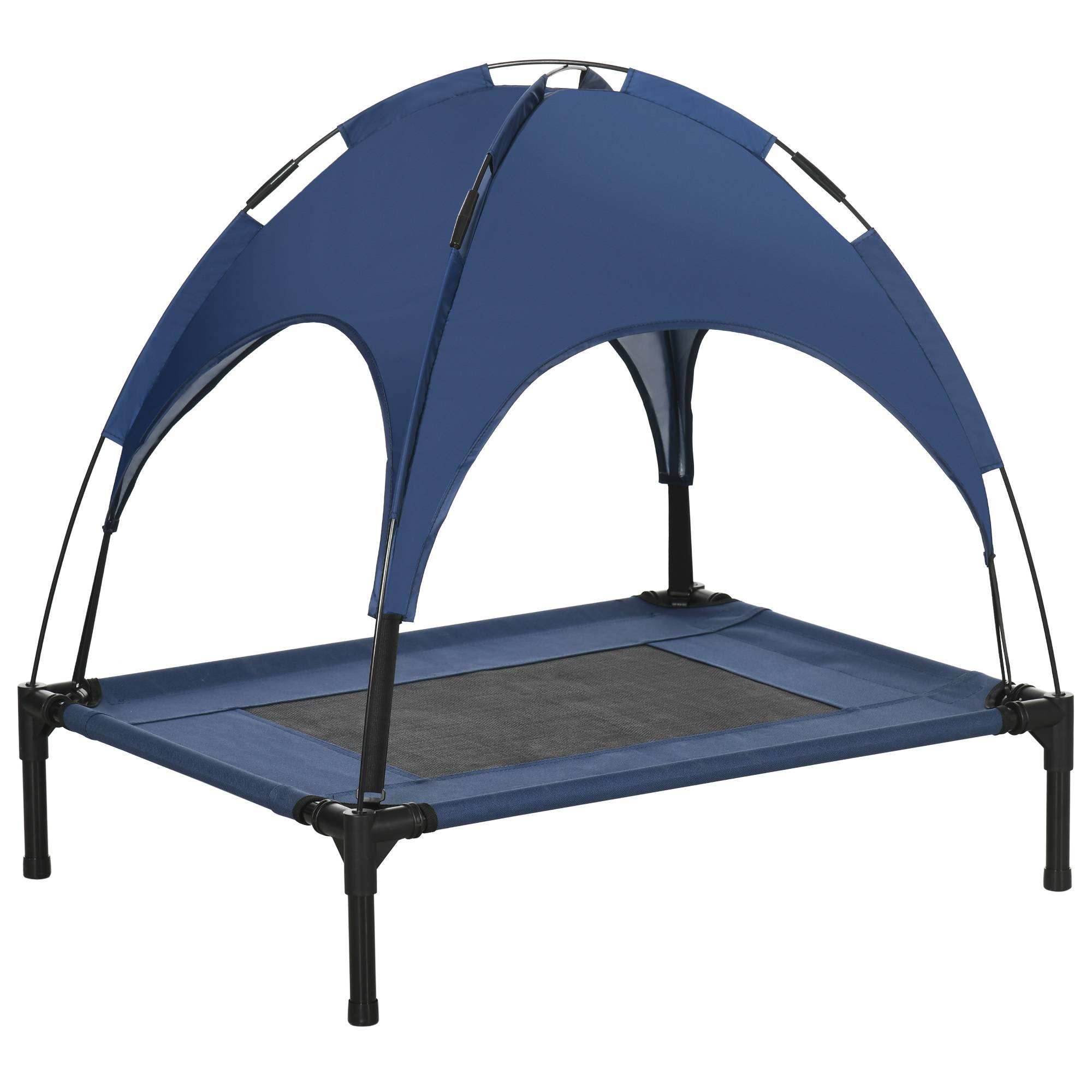 Lit pour chien acier bleu 76 x 61 x 73 cm - PANGIVO - Image 1
