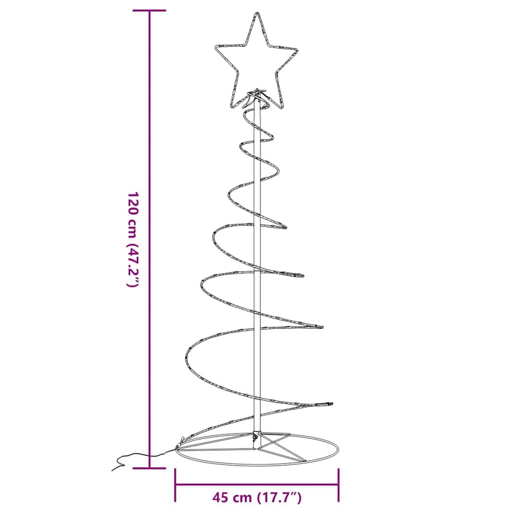 Sapin De Noël - Arbre de Noël lumineux conique 80 LED blanc chaud 120 cm - Image 10