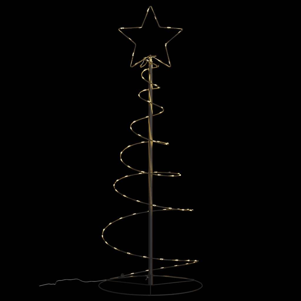 Sapin De Noël - Arbre de Noël lumineux conique 80 LED blanc chaud 120 cm - Image 6