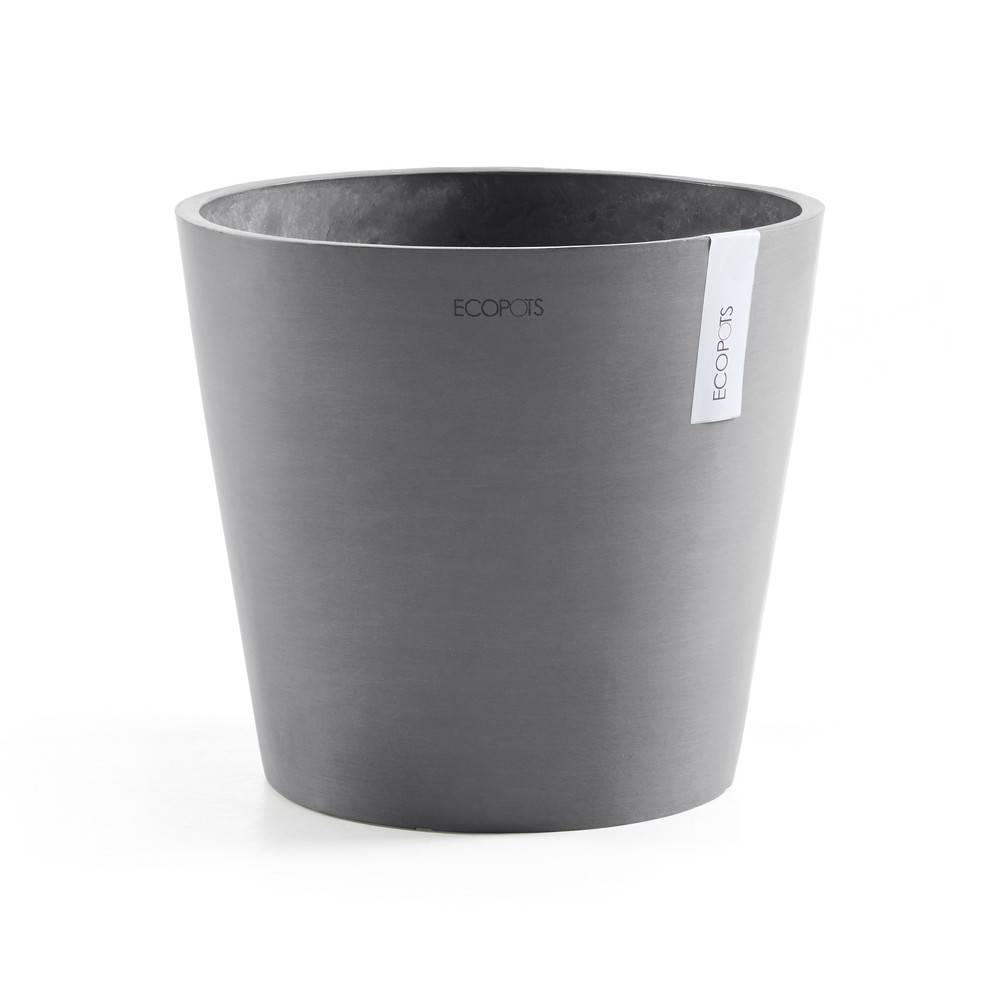 Ecopots - Pot Rond Amsterdam 25 Gris - Ø 25,4 x H. 24,5 cm - 9,7 L ECOPOTS - Image 1