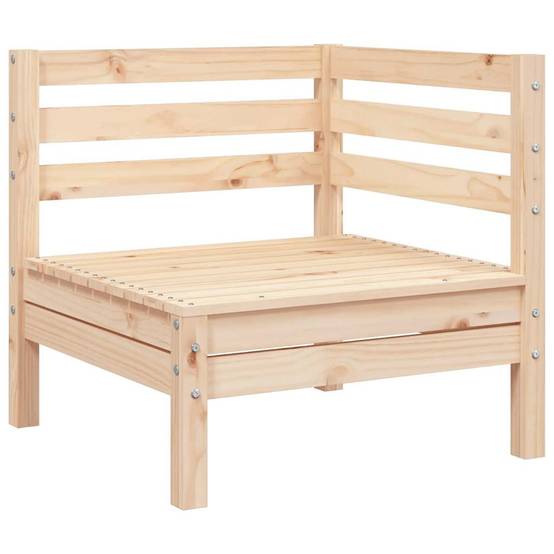 Vidaxl - Canapé d'angle de jardin bois de pin massif vidaXL 837977 - Image 2