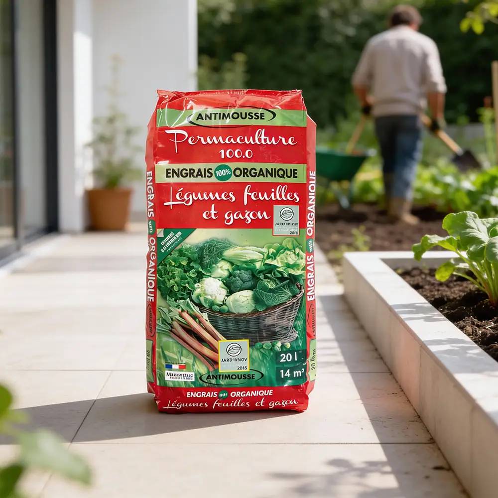 Autre - Engrais Organique en Granulés pour Légumes Feuilles et Gazon - Permaculture 100.0® (1 Sac de 20L) - Image 3