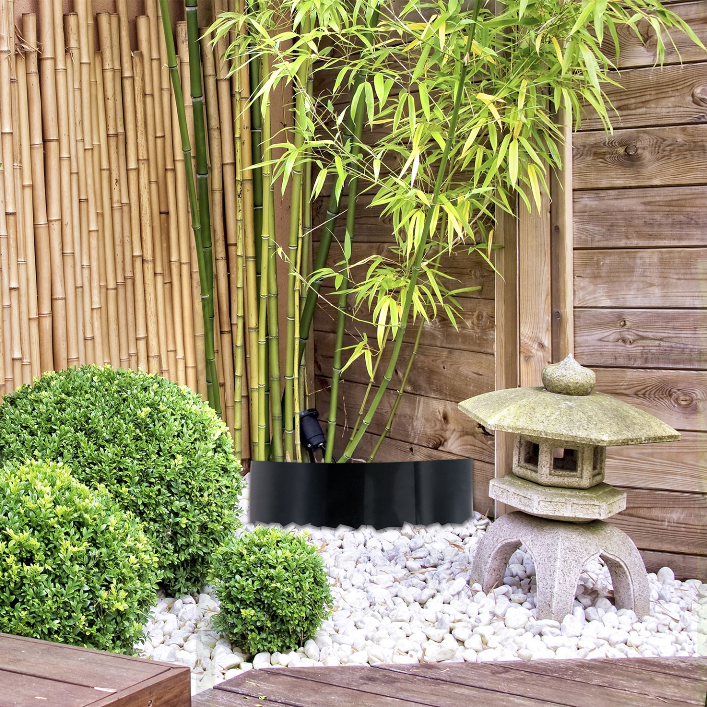 Barrière anti-racines bambou 5m 800gr anti-rhizomes H.80 cm - Image 5