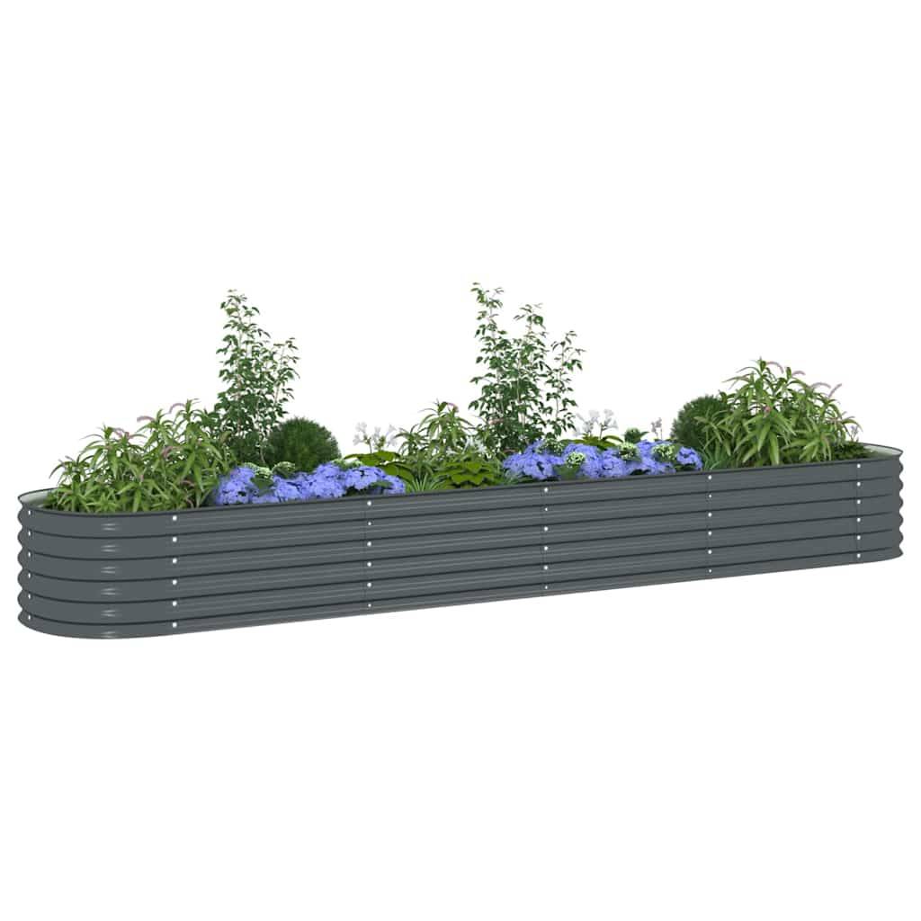 Prolenta Premium - Jardinière acier gris  400 x 80 x 44 cm  - Prolenta premium p371.1 - Image 4