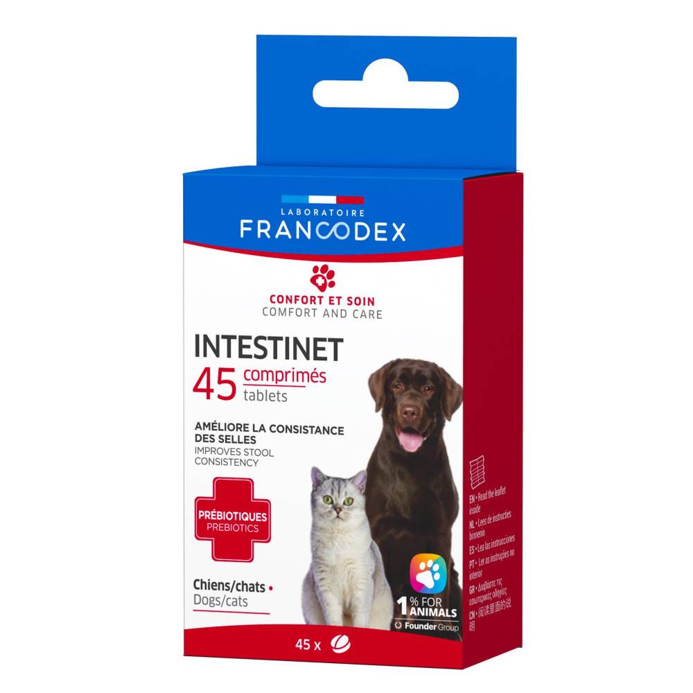 Francodex - Intestinet 45 Comprimés Pour Chiens et Chats - Image 1