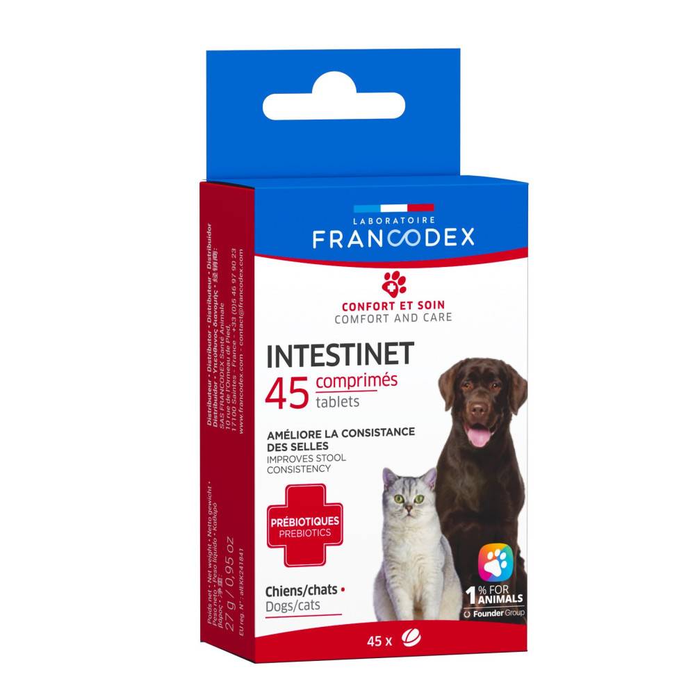 Francodex - Intestinet 45 Comprimés Pour Chiens et Chats - Image 2