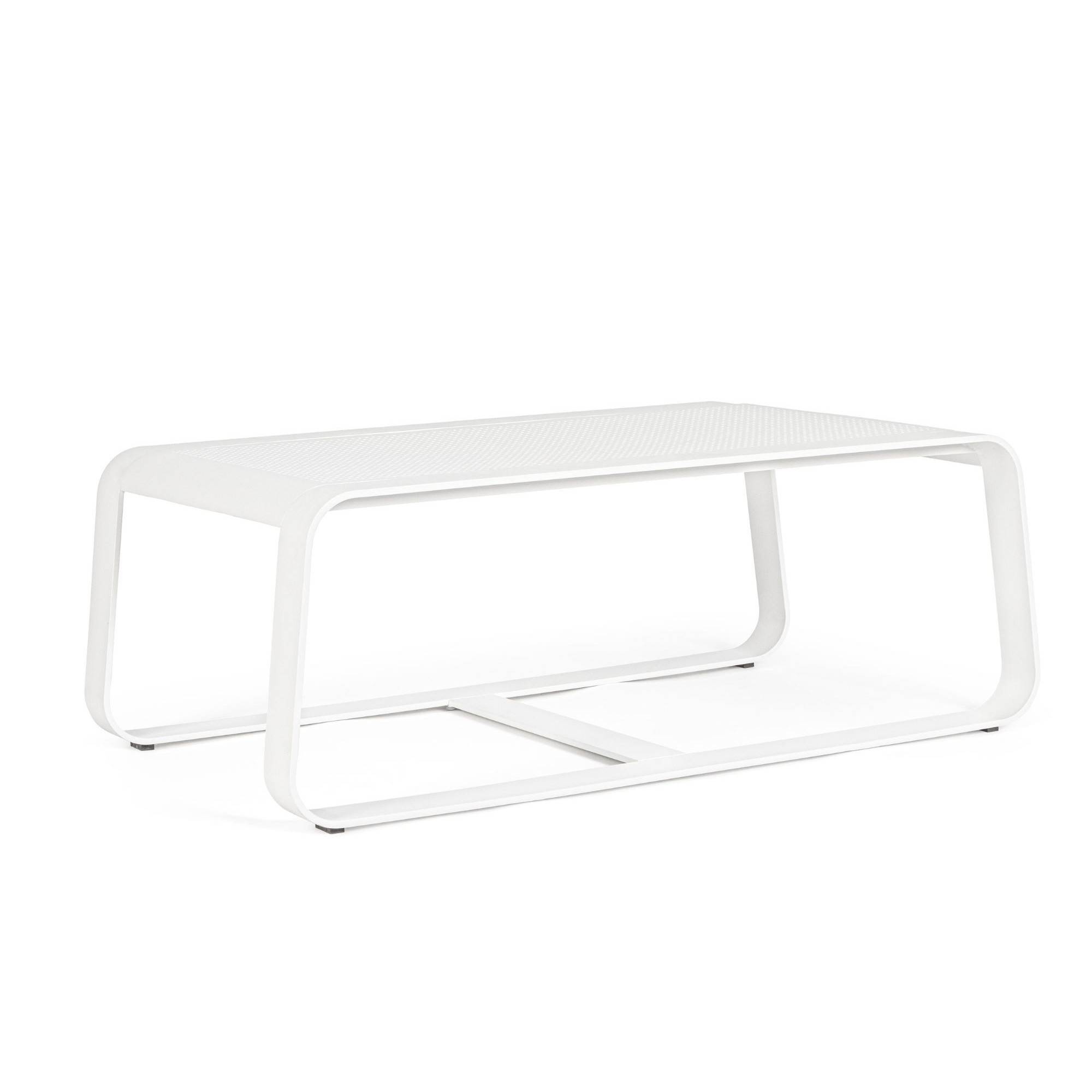 Autre - Table basse de jardin rectangulaire en métal L105 - ETRETAT - Image 5