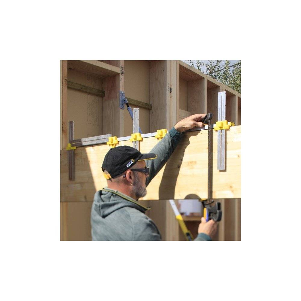 Traceur-placeur réglable pour sabots de charpente 130cm Sylvapro - Leborgne - Image 6