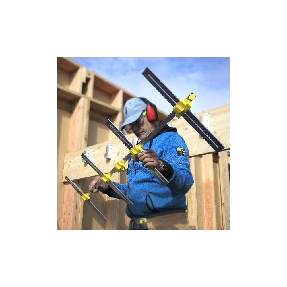 Traceur-placeur réglable pour sabots de charpente 130cm Sylvapro - Leborgne - Image 8