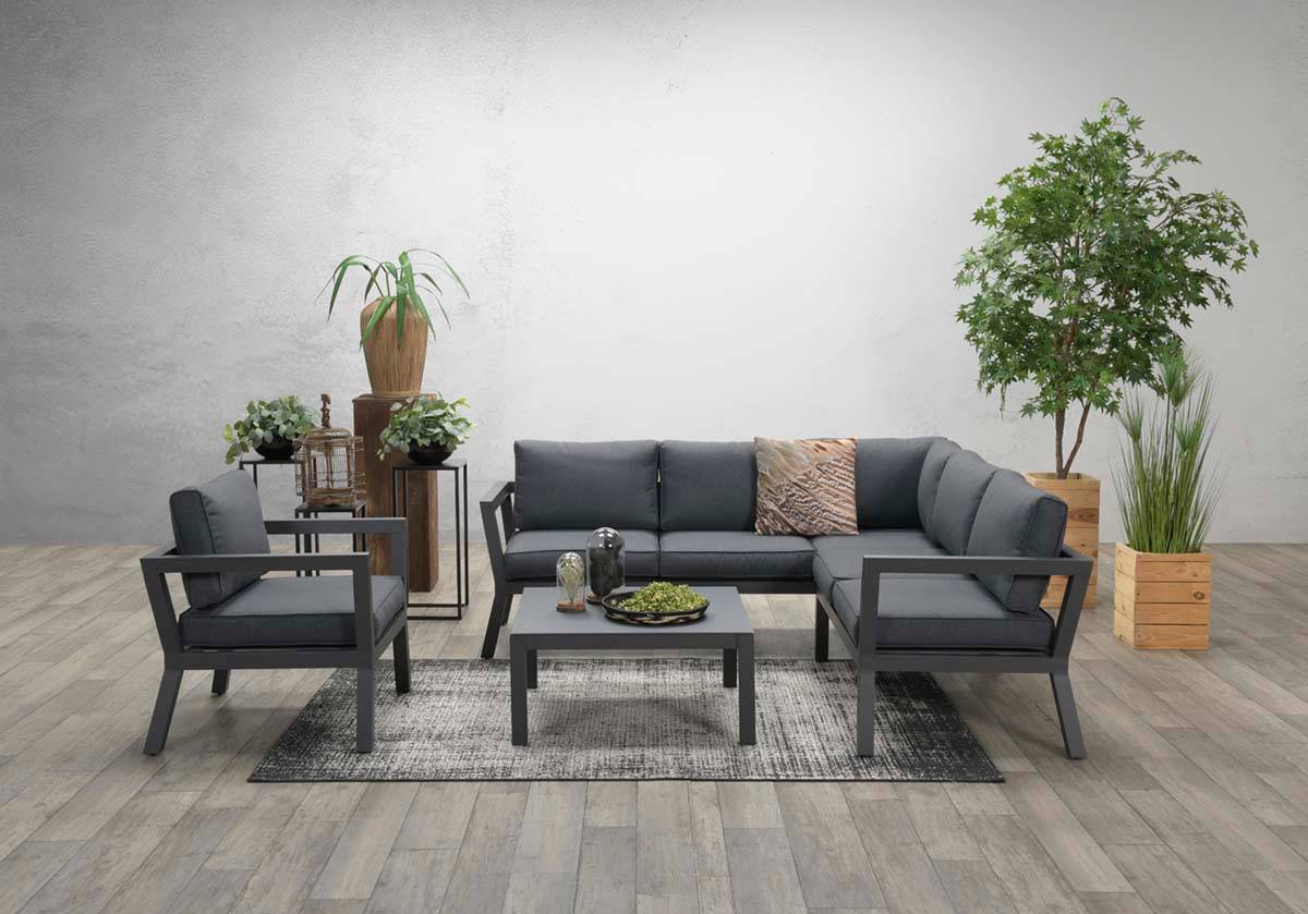 Garden Impressions - Colorado lounge fauteuil - carbon black - reflex black - Image 4
