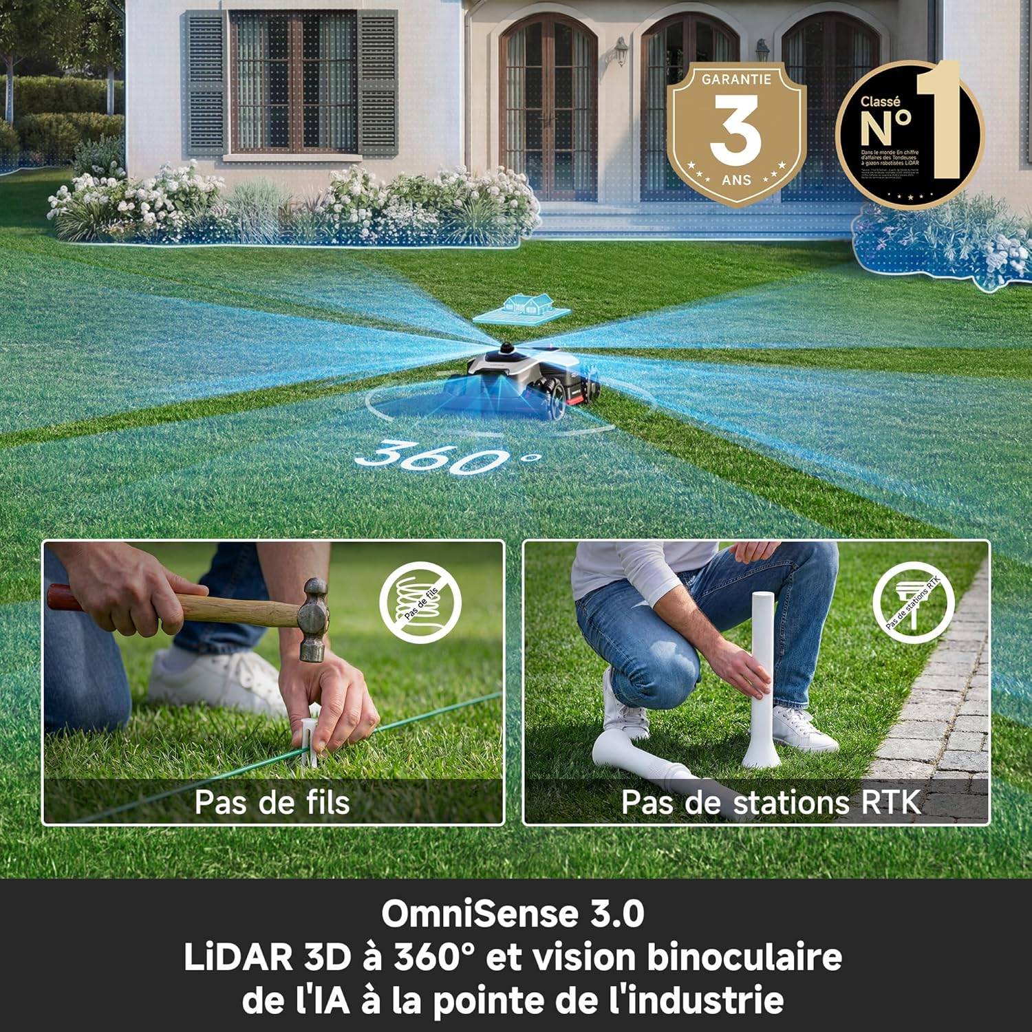 Robot tondeuse Dreame A3 AWD Pro 5000 - Image 8