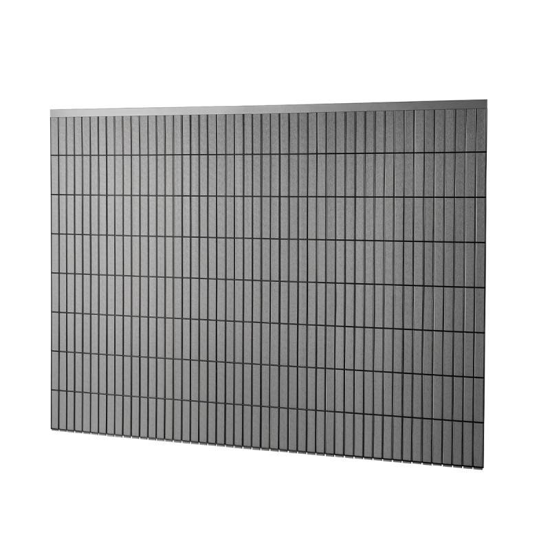 Kit complet grillage rigide occulté composite L 10m H 1m03 gris à sceller - Easy Clôture - Image 4