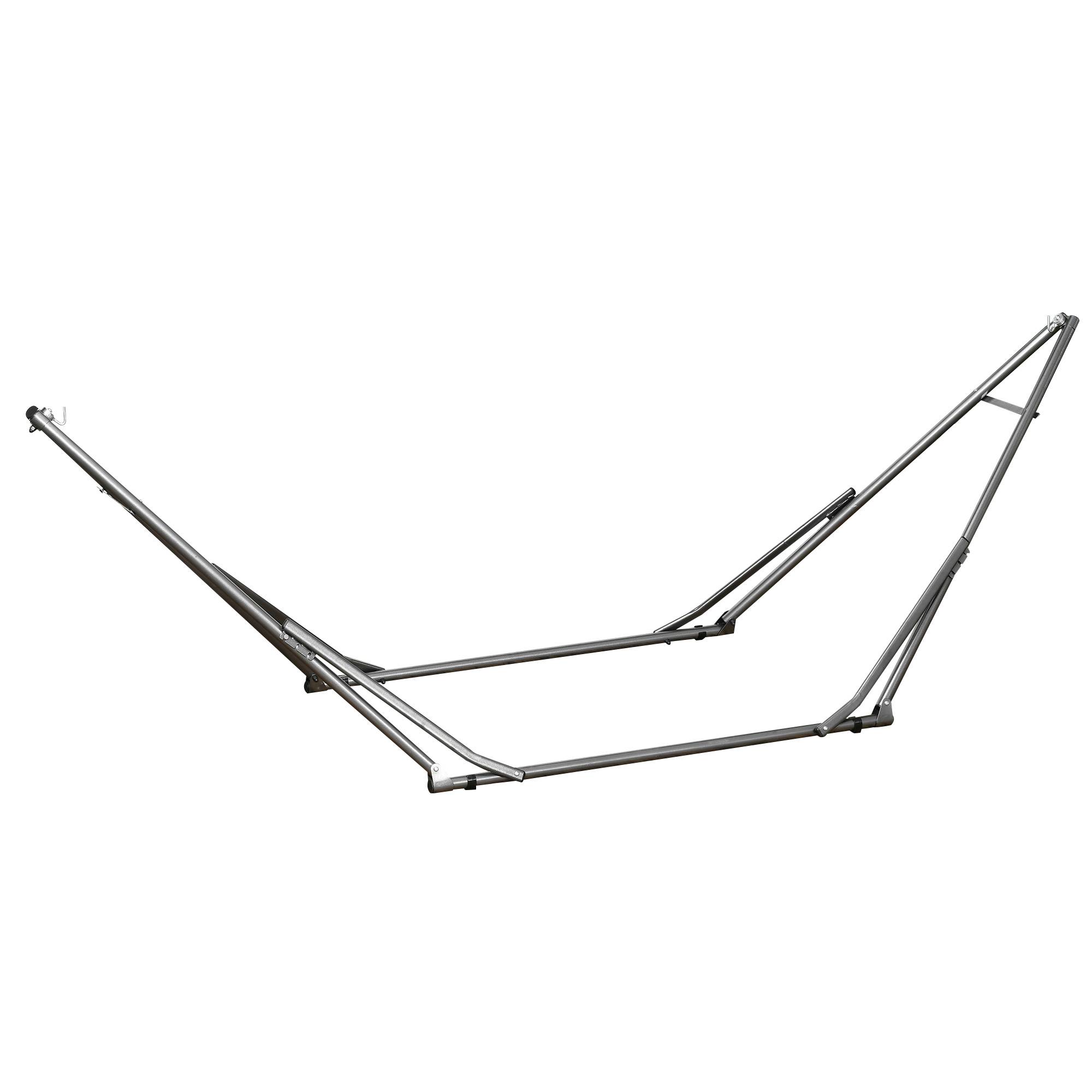 Outsunny - Support de hamac pliable et portable - réglable - sac de transport - structure en acier - 290 x 92 x 88 cm - noir - Outsunny - Image 1