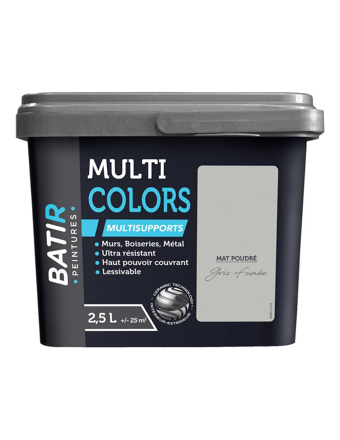 Batir Multicolors Peinture Multisupports Mat Poudré 2.5l - Batir