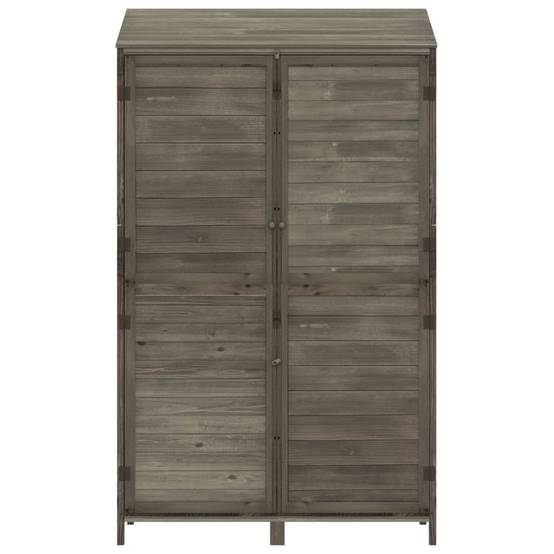 Vidaxl - Remise de jardin Anthracite 102x52x174,5cm Bois de sapin solide vidaXL 152192 - Image 5
