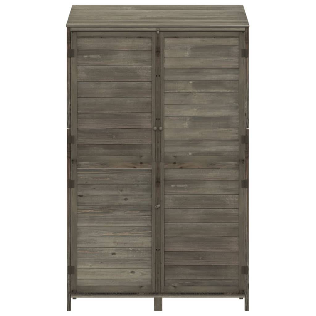 Vidaxl - Remise de jardin Anthracite 102x52x174,5cm Bois de sapin solide vidaXL 152192 - Image 9