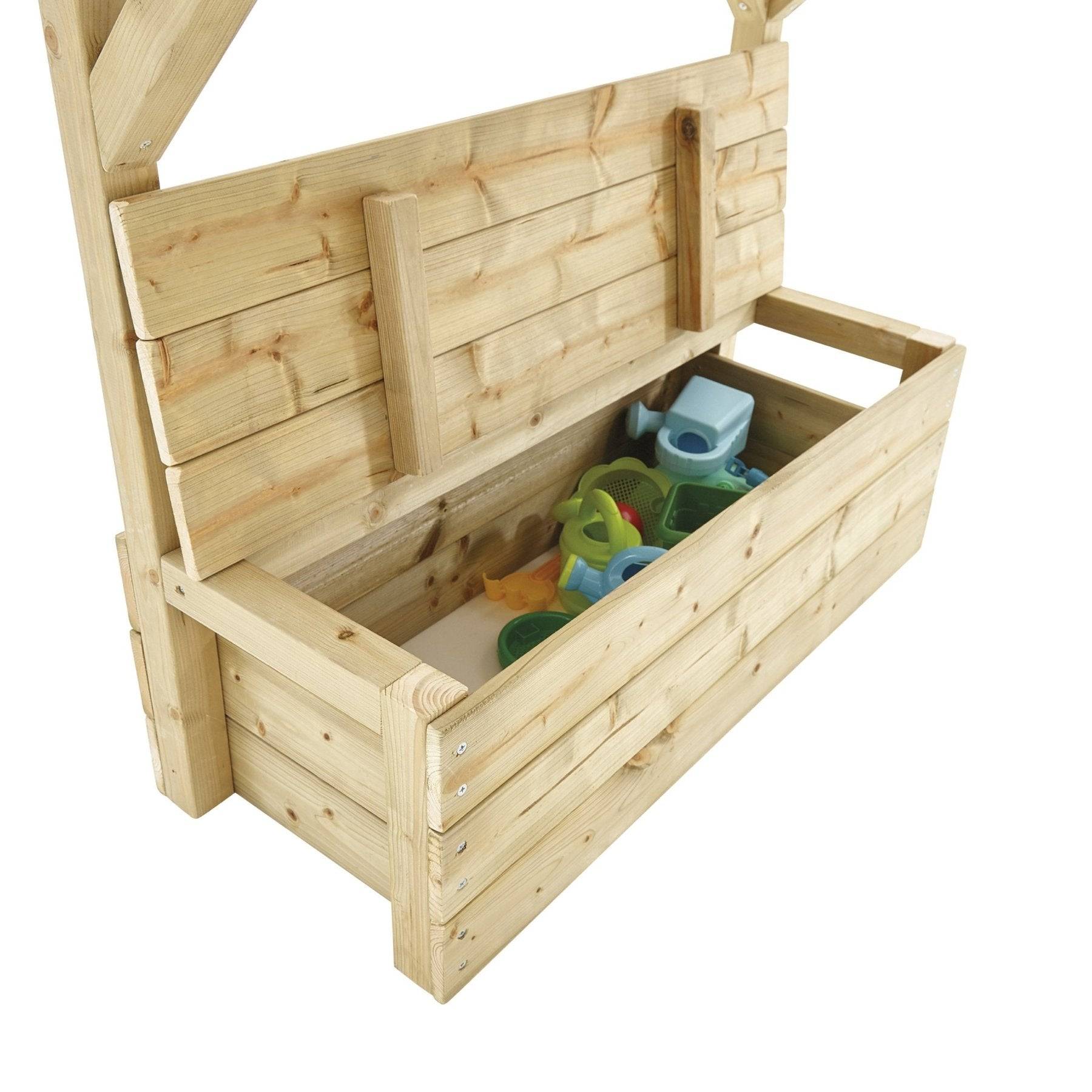 Tp Toys - Cabane enfant sur pilotis avec coffre de rangement - bois FSC® - CIMES - Image 4