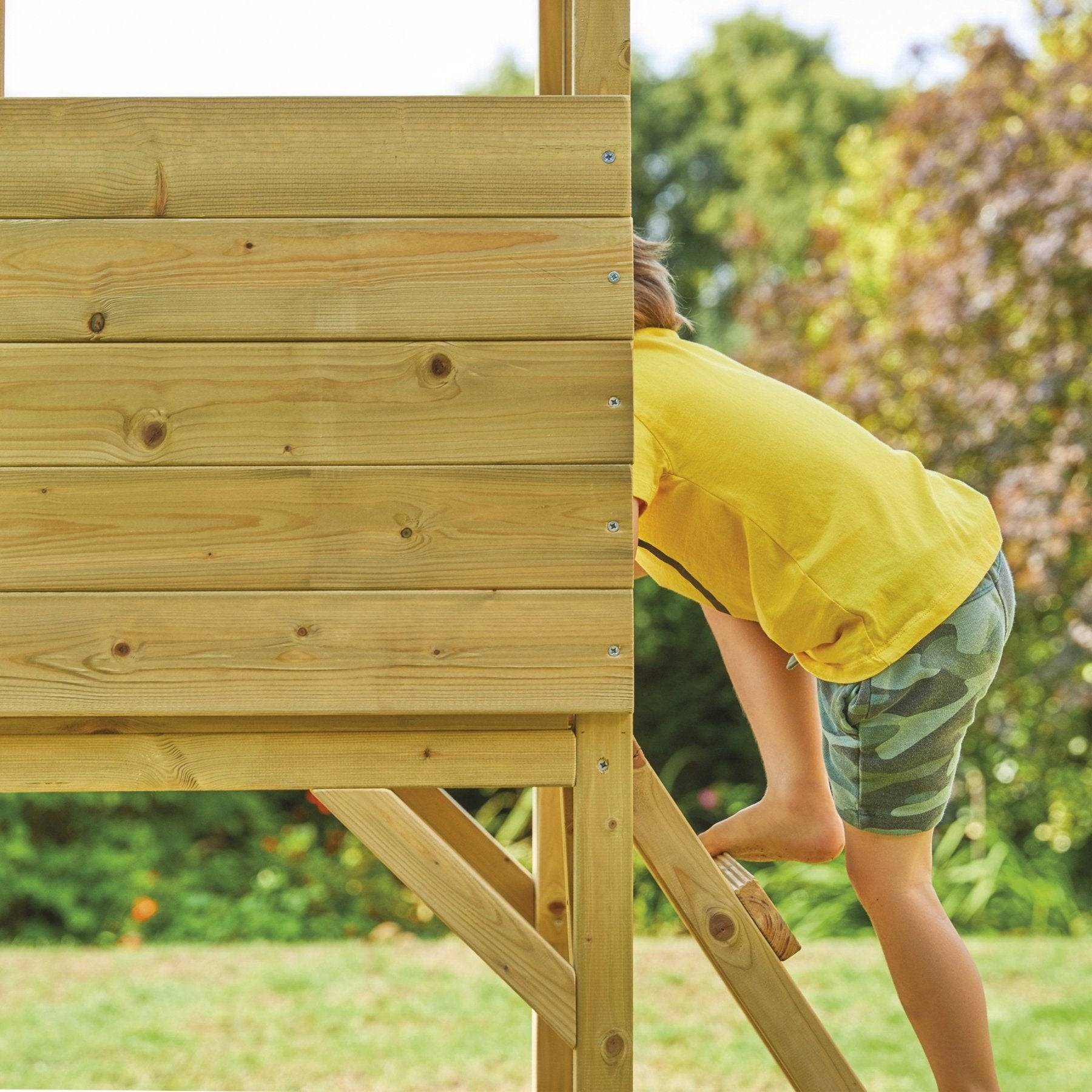 Tp Toys - Cabane enfant sur pilotis avec coffre de rangement - bois FSC® - CIMES - Image 6