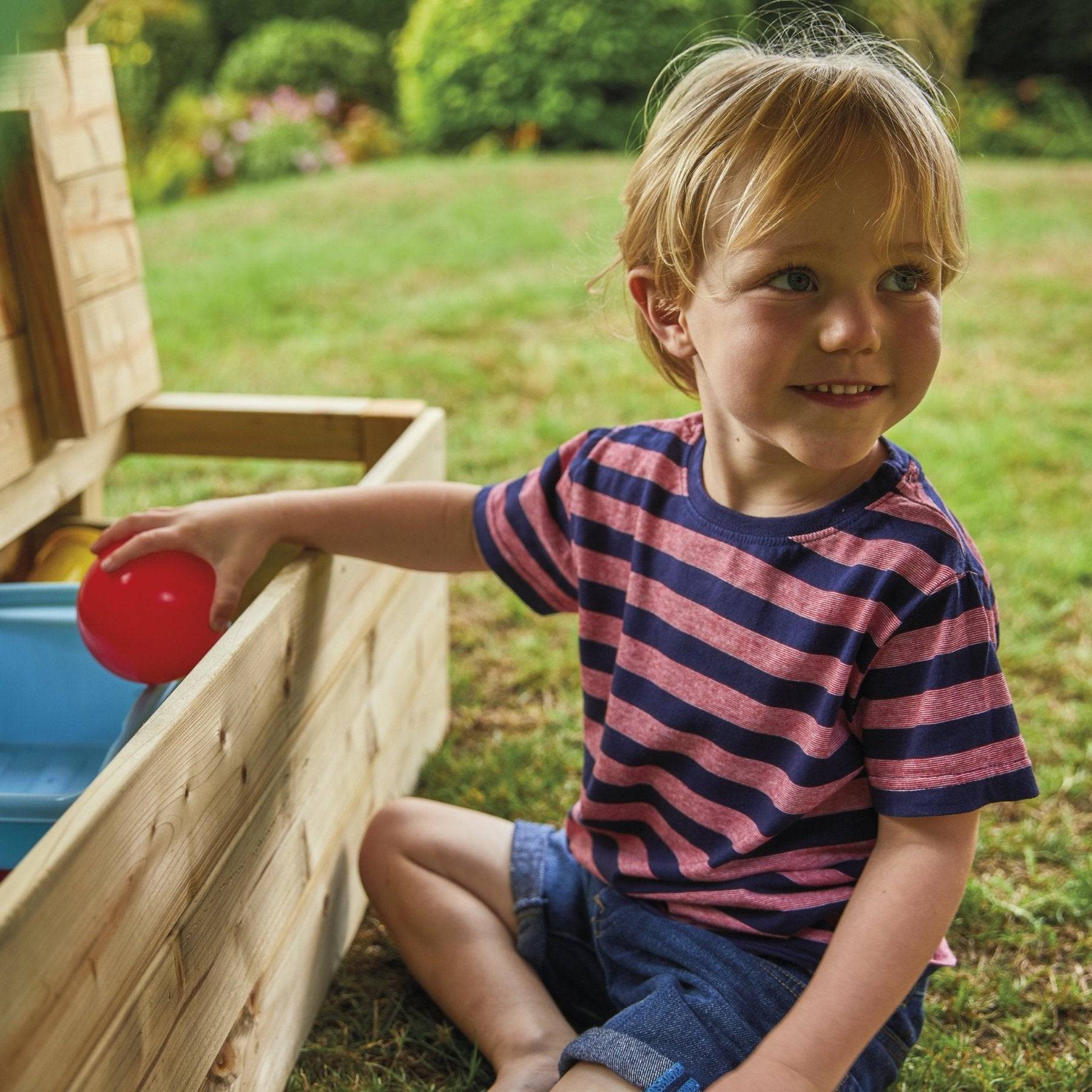 Tp Toys - Cabane enfant sur pilotis avec coffre de rangement - bois FSC® - CIMES - Image 5