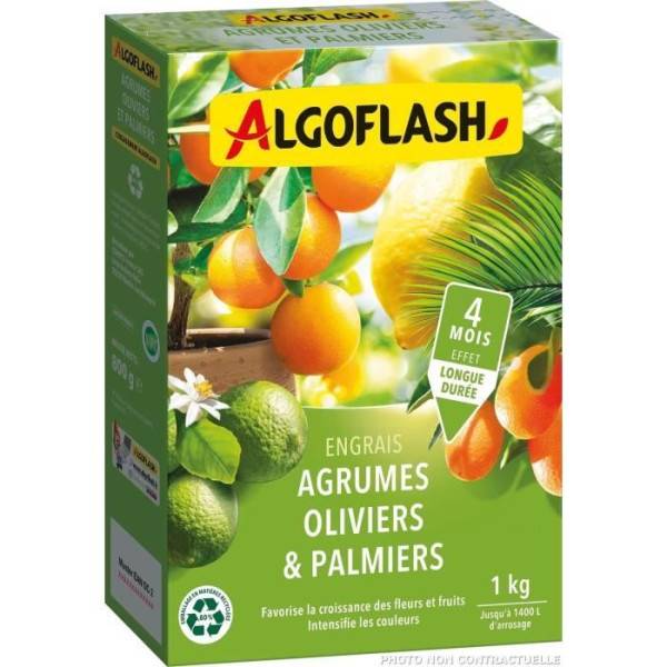 Algoflash Naturasol - Engrais Agrumes, Olivers Et Palmiers - Algoflash Naturasol - 1 Kg - Image 2