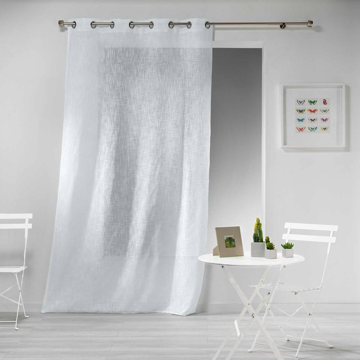 Rideau Voilage "Haltona" 140x240cm Blanc - Image 1