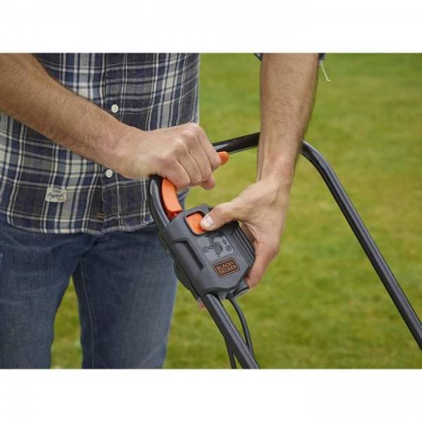 Tondeuse a Gazon   a Gazon Electrique Filaire 1200W 32 cm - BLACK+DECKER - BEMW451-QS - 3 Hauteurs Réglables - Image 3