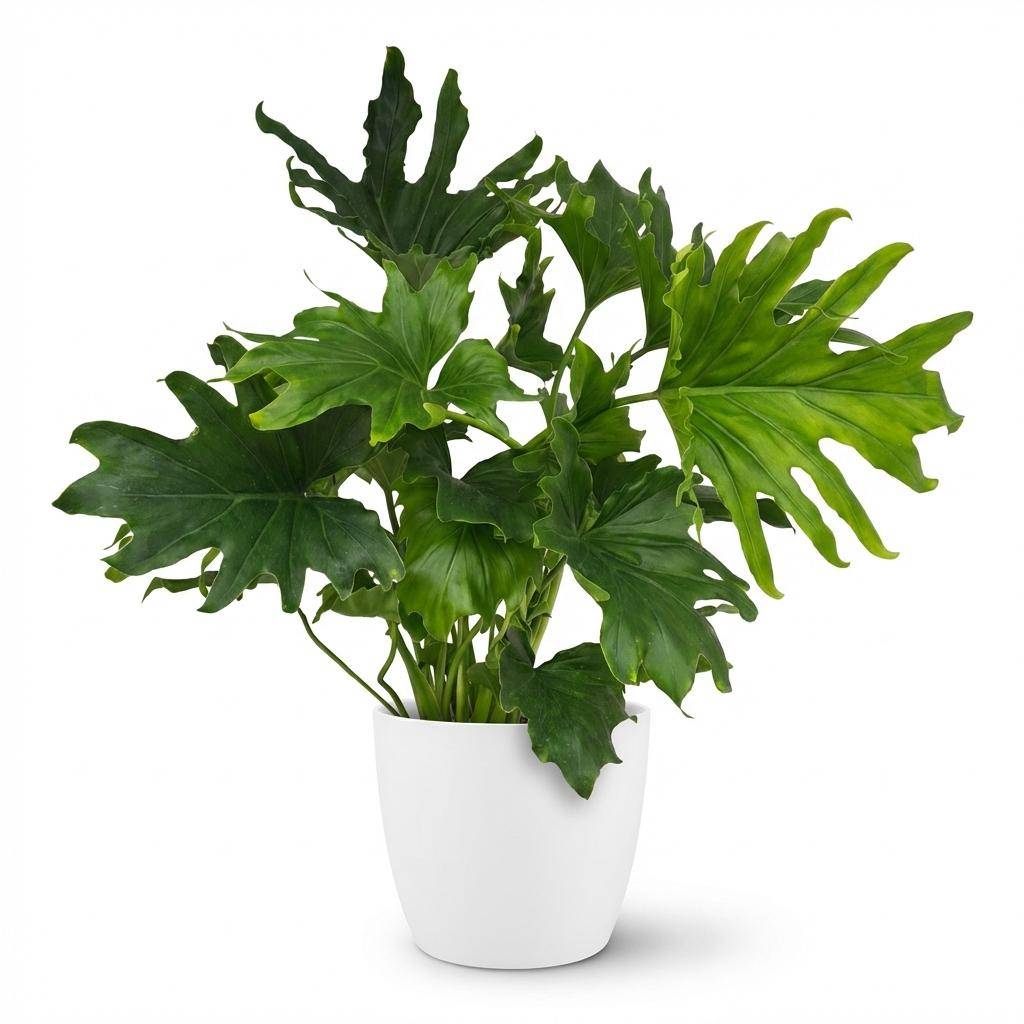 Philodendron - Philodendron Lickety split - Pot de 19cm - Hauteur 70cm - Blanc - Plantes d'intérieur - Image 1