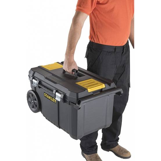 stanley - Servante à outils 50L Roulante Essential Stanley Plateau amovible Poignée métal - Image 5