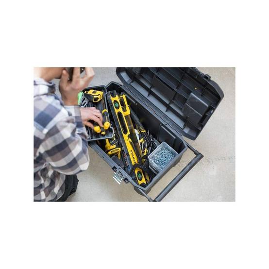 stanley - Servante à outils 50L Roulante Essential Stanley Plateau amovible Poignée métal - Image 3
