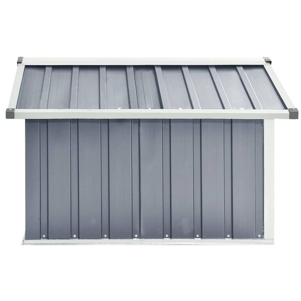 Helloshop26 - Abri pour robot de jardin 92 x 97 x 63 cm acier galvanisé gris - Image 5