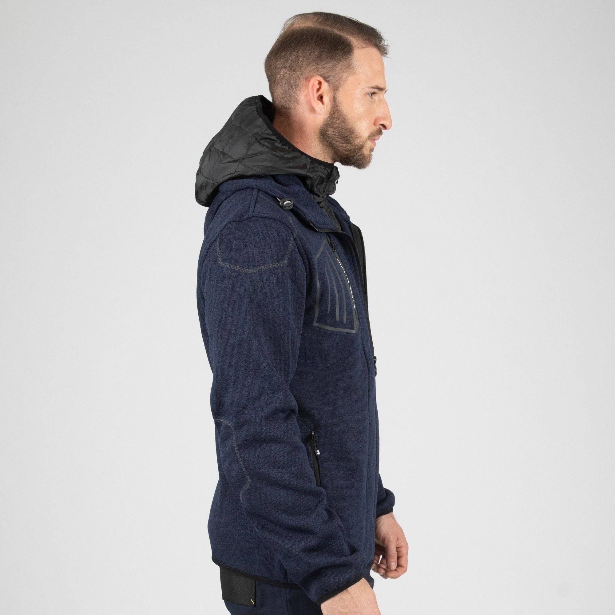 Nineworths - LYNX - GILET DE TRAVAIL - 1398 | Marine / Noir - Image 4