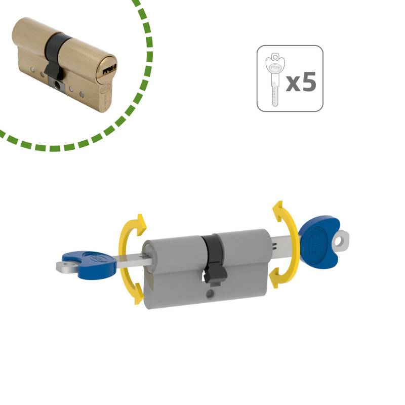 Cylindre  20000 - 80 (30-50) - Laiton - Mat | Amig - Image 5